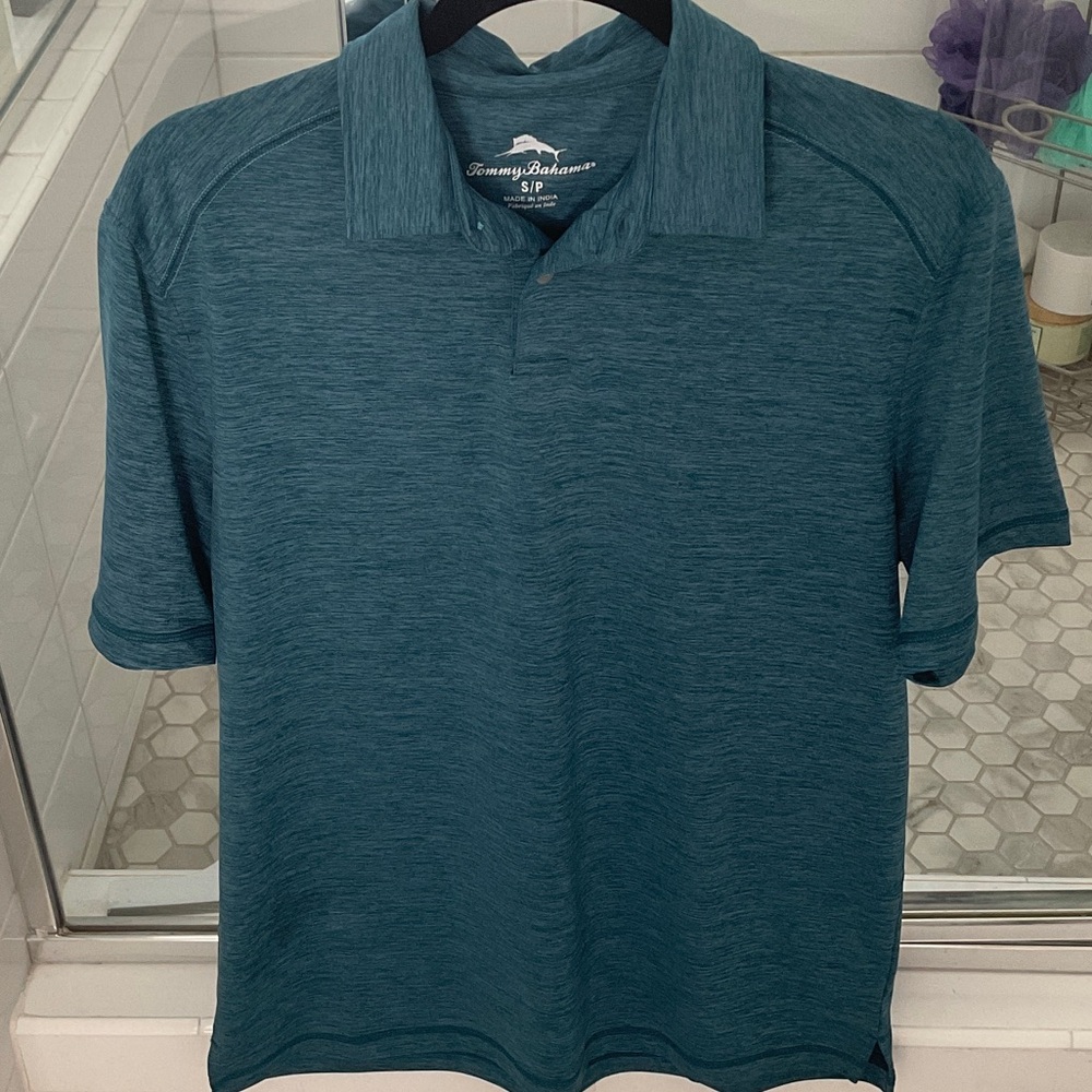 Tommy Bahama Men's Teal Polo Shirt